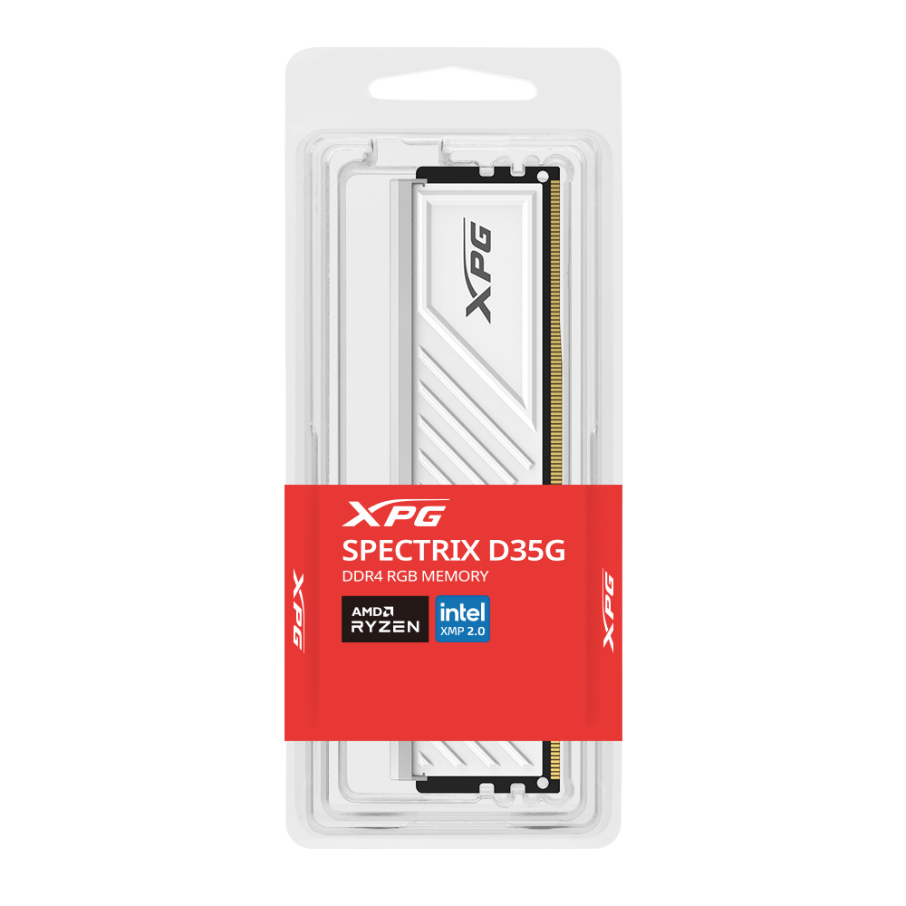 Miniatura 4 de Memoria Ram XPG Spectrix D35G, 3200Mhz, 16GB, DDR4, RGB, PC4-25600, blanco