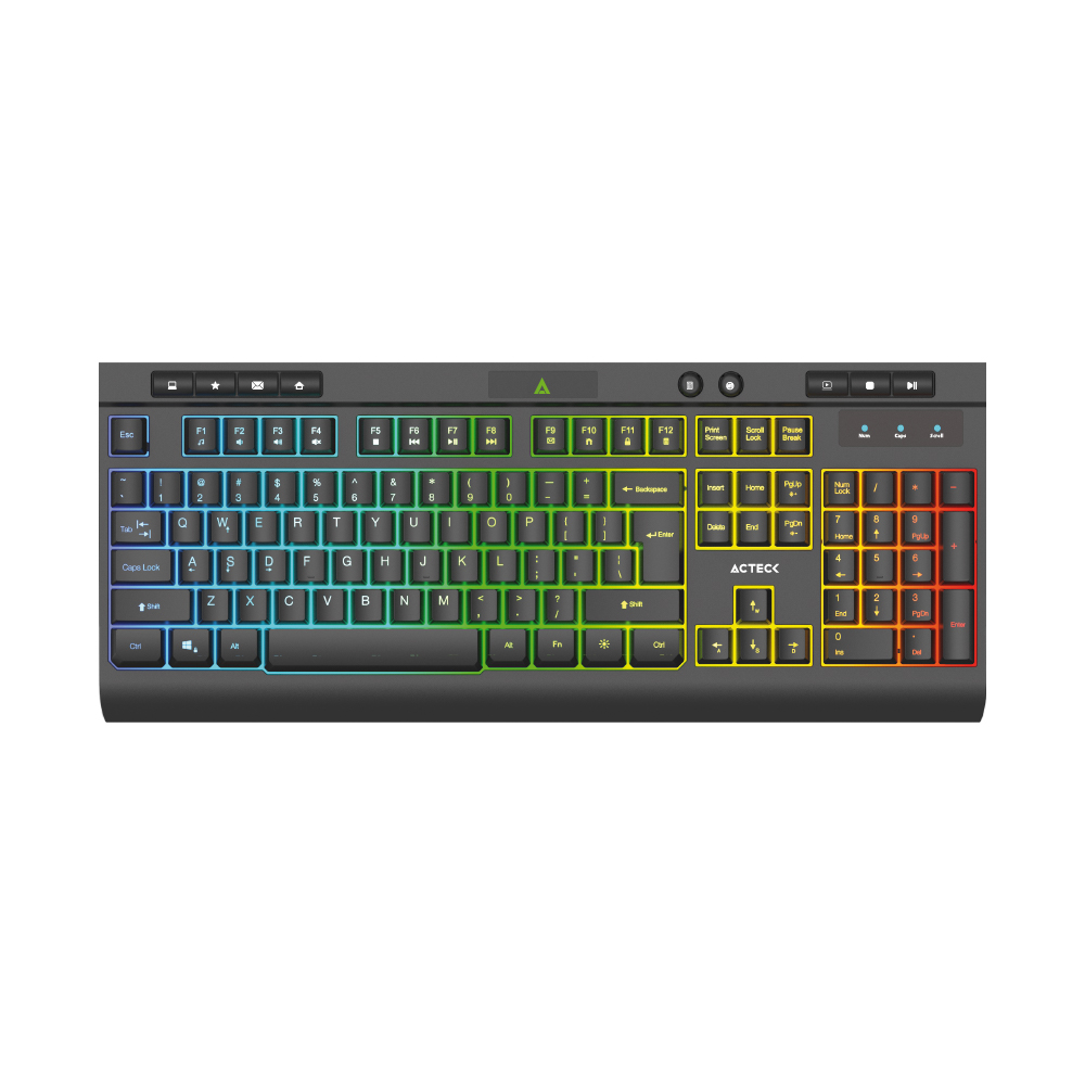 Miniatura 3 de Kit Teclado y Mouse ACTECK Creator AUREAN PRO MK477G, Alambrico USB, RGB, Membrana, Negro