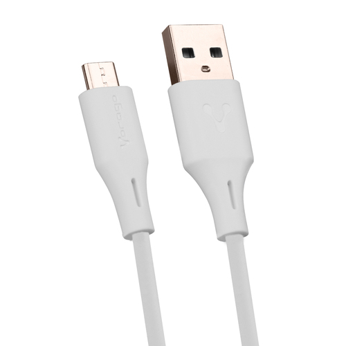 Miniatura 5 de Cable Vorago USB-A a Micro USB 1 m, Blanco