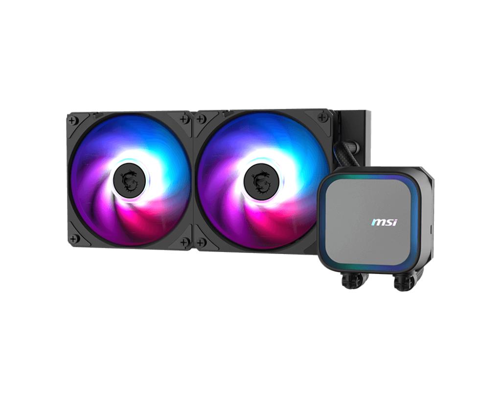Sistema De Enfriamento Liquido MSI MAG CORELIQUID A13 240, 2x120mm, ARGB, NEGRO