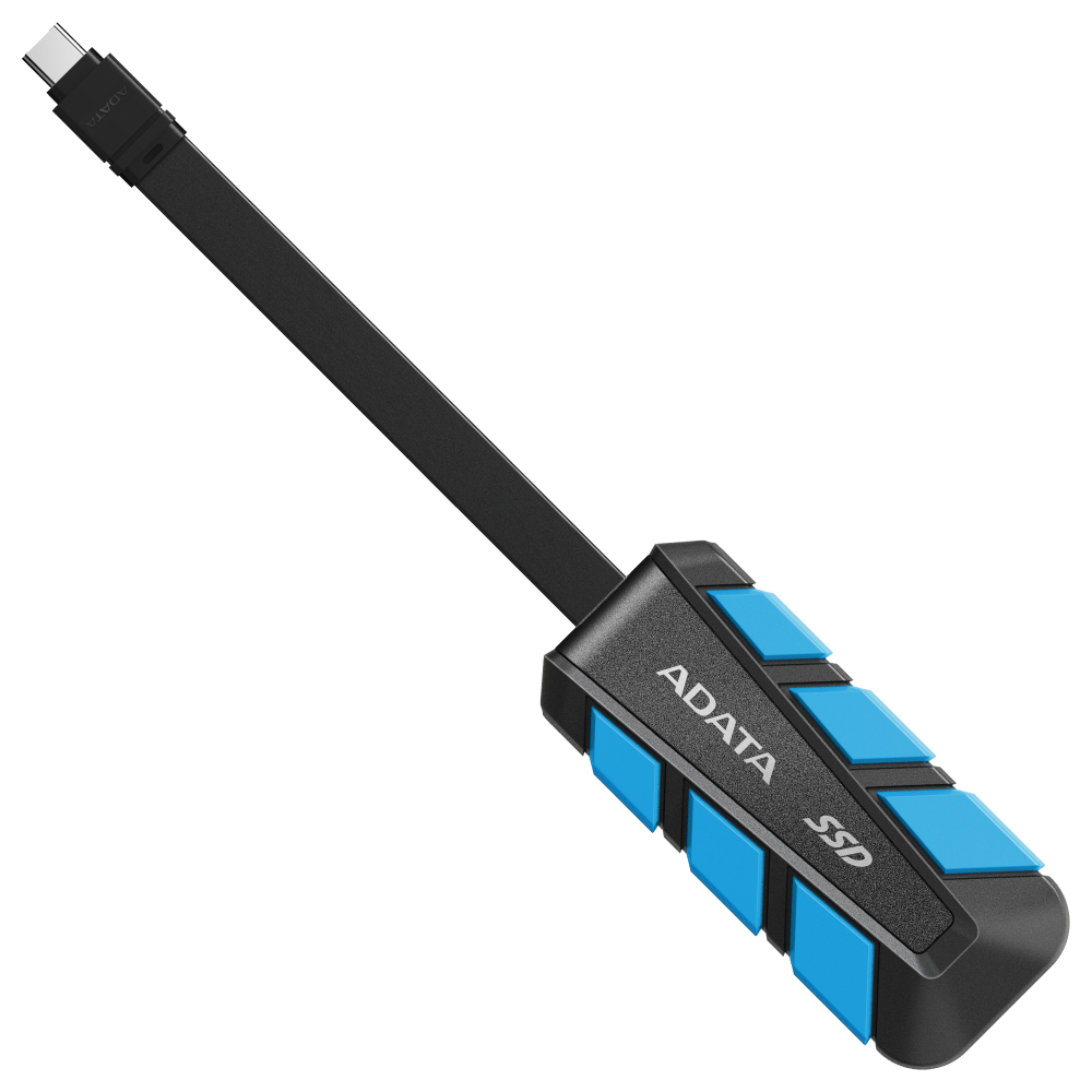 Miniatura 3 de Unidad De Estado solido Externo Adata SC740, 2TB, USB-C, 1050MB/s, Azul, Negro