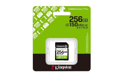 Miniatura 3 de Memoria SD Kingston 256GB, Technology Canvas Select Plus Gen3 , Velocidad 150 MB/s, Clase 10