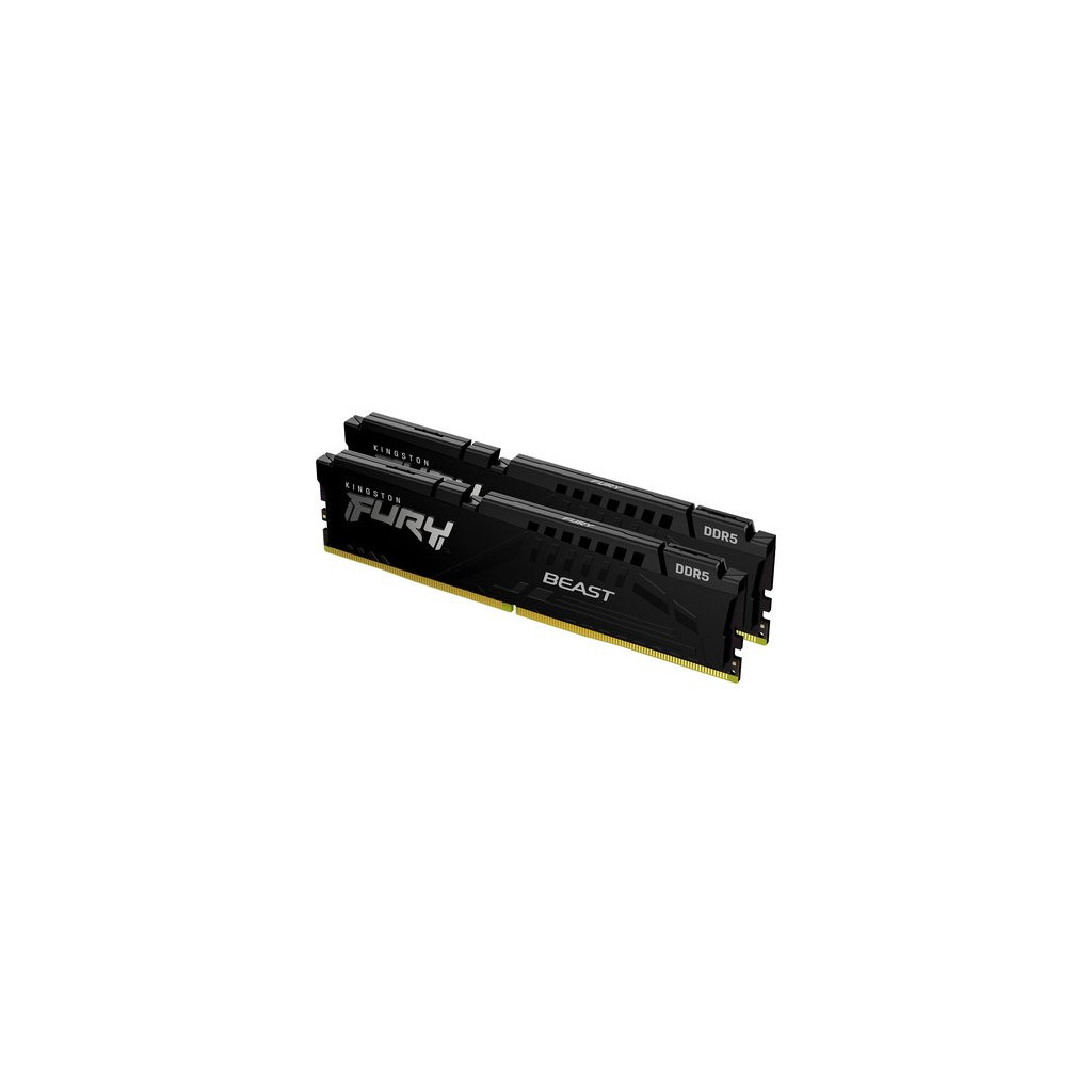 Memoria Kingston FURY Beast, 32GB, DDR5, 2X16GB 5600MHz, CL40, DIMM, Negro