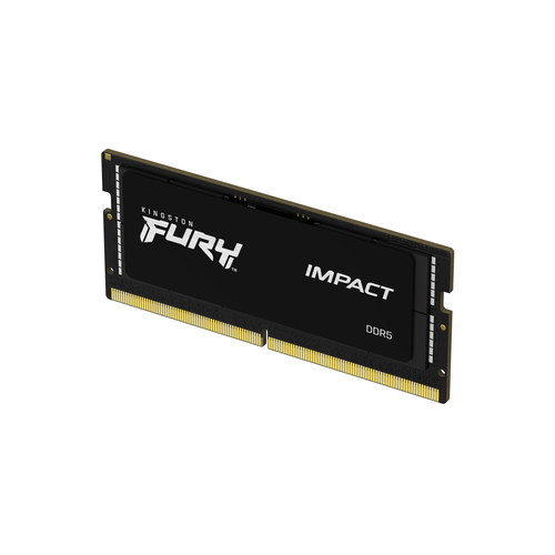 Miniatura 5 de Memoria Ram Kingston Fury Impact Black, SO-DIMM, 8GB, DDR5, 4800MHz, CL38, 262-pin, XMP
