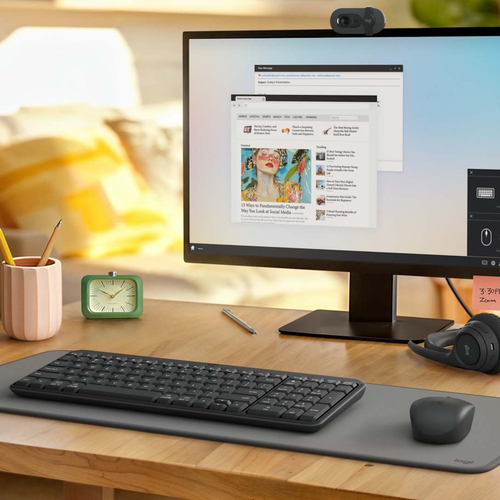 Miniatura 5 de Kit de Teclado y Mouse Bluetooth Logitech MK250 Compact, Gris