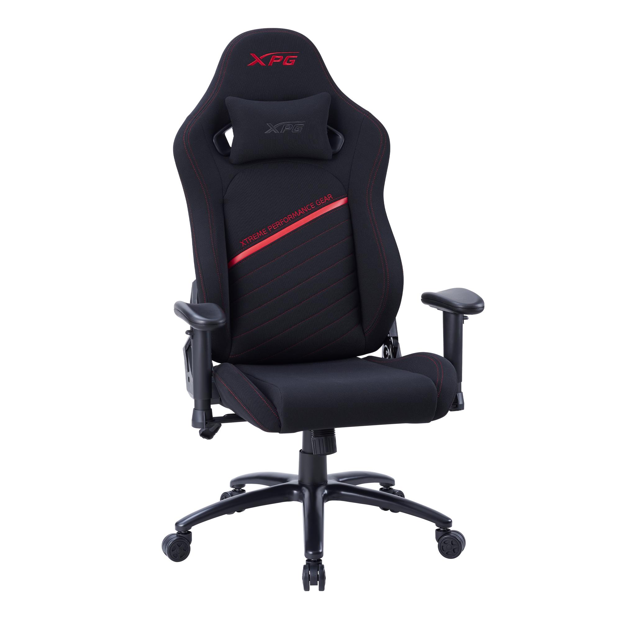 Miniatura 5 de Silla Gamer XPG Nexus, Tela Antimanchas, Reclinable 155°, Repelente al Agua, Soporte Lumbar Integrado, Piston de gas C4, Soporta 125 kg, Negro/Rojo