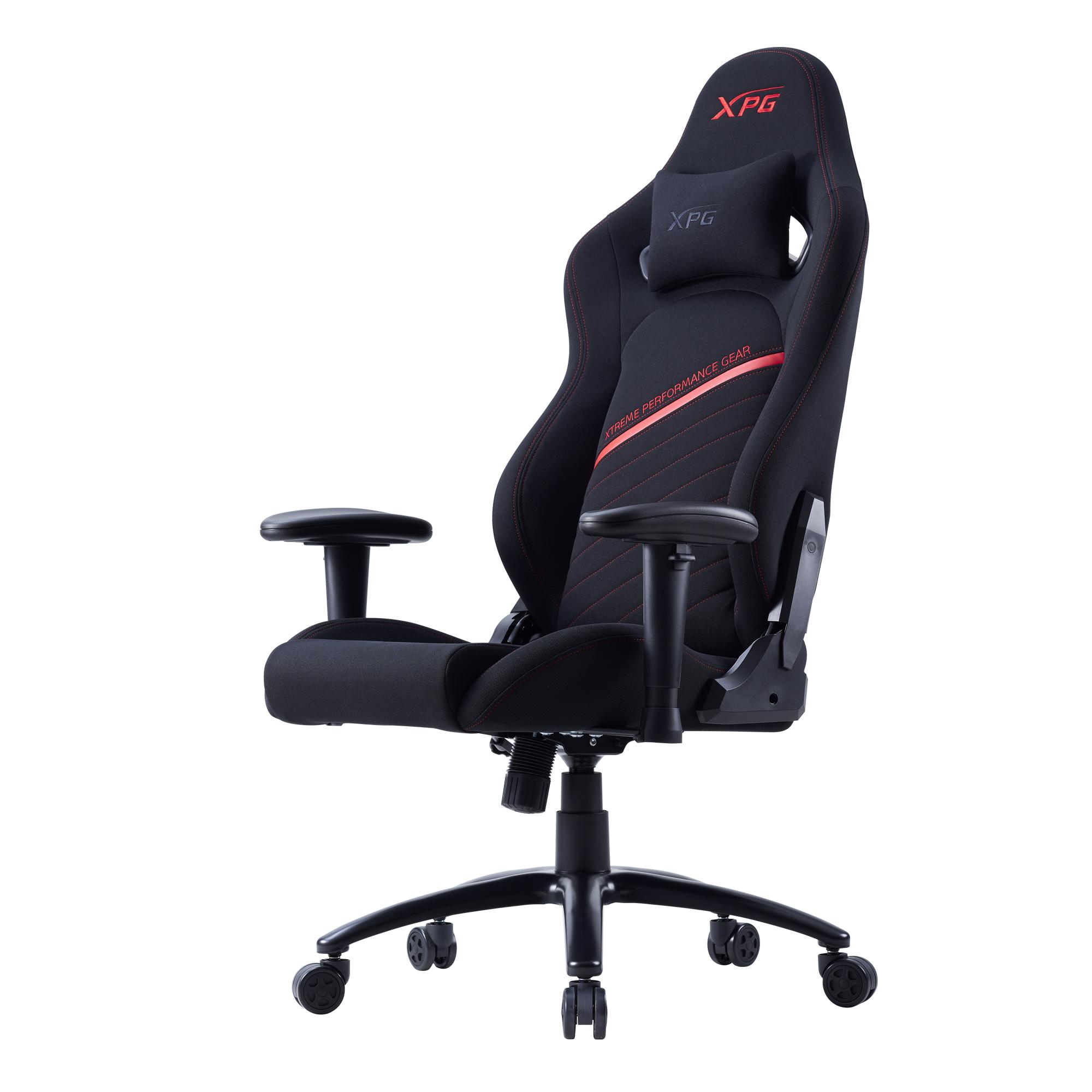 Miniatura 4 de Silla Gamer XPG Nexus, Tela Antimanchas, Reclinable 155°, Repelente al Agua, Soporte Lumbar Integrado, Piston de gas C4, Soporta 125 kg, Negro/Rojo