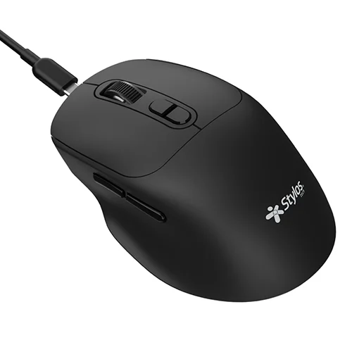 Miniatura 3 de Mouse Inalambrico Stylos STPMOI8B, 7 Botones, 1600 DPI, Recargable, negro