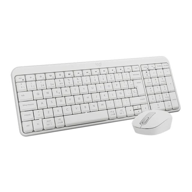 Miniatura 3 de Kit de Teclado y Mouse Logitech MK250, Inalambrico, Bluetooth, Blanco, Espanol