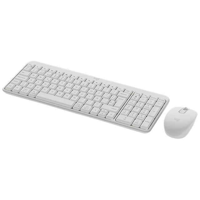 Miniatura 2 de Kit de Teclado y Mouse Logitech MK250, Inalambrico, Bluetooth, Blanco, Espanol