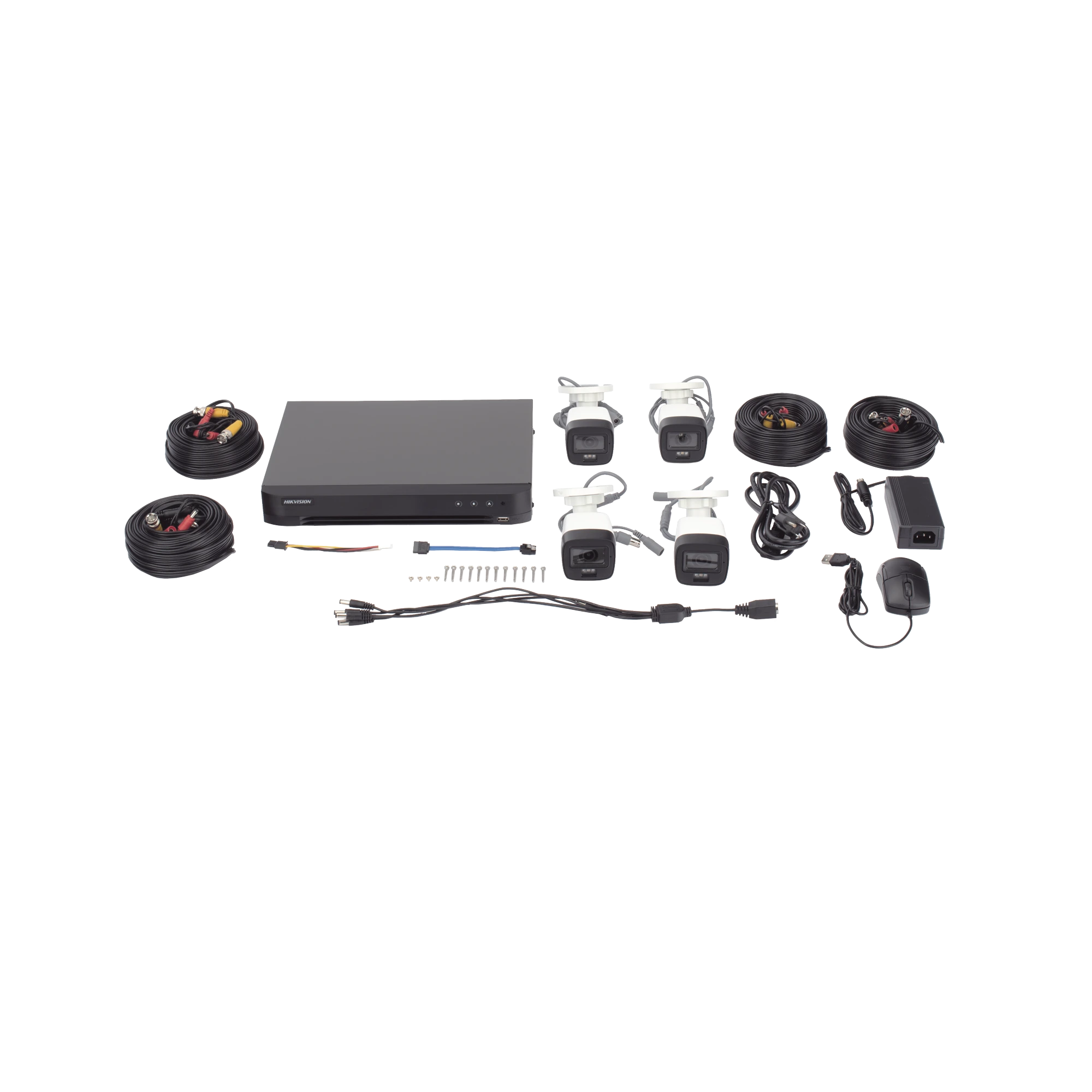 Miniatura 2 de Kit de Vigilancia Hikvision CCTV, DVR 4 Canales, 4 Camaras bala 5MP 3K, accesorios de instalacion