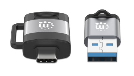 Miniatura 3 de Kit de Adaptadores Manhattan USB-C a USB-A y USB-A a USB-C, Negro/Gris