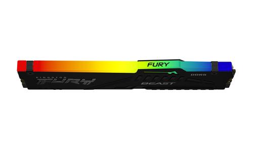 Miniatura 3 de Memoria RAM Kingston FURY Beast RGB DDR5, 5600MHz, 8GB, CL40, XMP