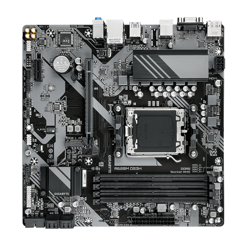 Miniatura 3 de Tarjeta Madre Gigabyte A620M DS3H, Micro-ATX, Socket AM5, AMD A620, 192GB DDR5, HDMI/DP para AMD