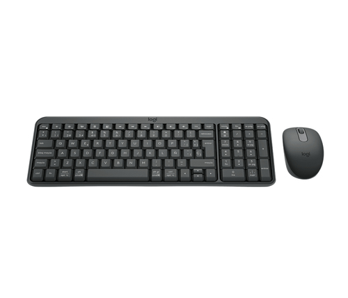 Miniatura 4 de Kit Teclado y Mouse Logitech MK250 Compact Bluetooth Wireless Combo Inalámbrico, 1000 DPI, Grafito