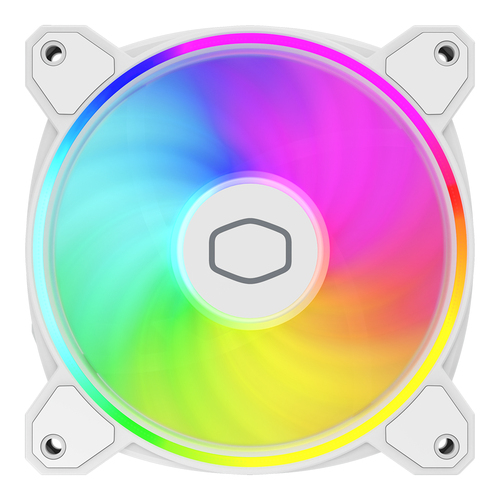 Miniatura 3 de Ventilador Cooler Master MasterFan MF120 HALO² White Edition 12 cm, 2050 RPM, LED Multi, Blanco, PWM