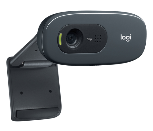 Miniatura 4 de Cámara web Logitech 960-000694 3 MP, 1280 x 720 Pixeles, 30 fps, 720p, Micrófono, USB, Gris, Gris Oscuro