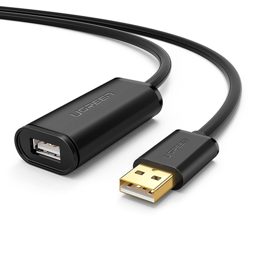 EXTENSOR Ugreen 10319 5 m, USB A a USB A, Negro