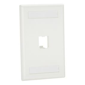 Placa de pared Panduit CFPL1IWY Color Blanco