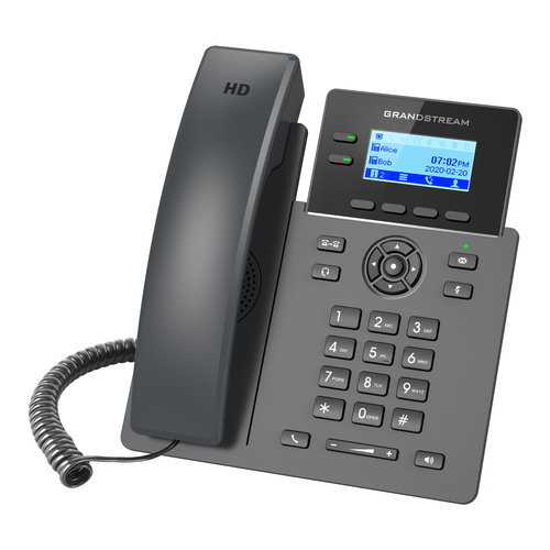 Miniatura 4 de Teléfono Ip Grandstream Networks GRP2602P Terminal inalámbrico, PoE, 2 líneas, Negro