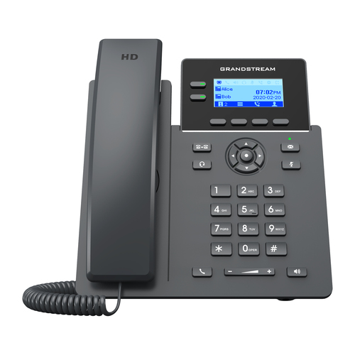 Miniatura 3 de Teléfono Ip Grandstream Networks GRP2602P Terminal inalámbrico, PoE, 2 líneas, Negro