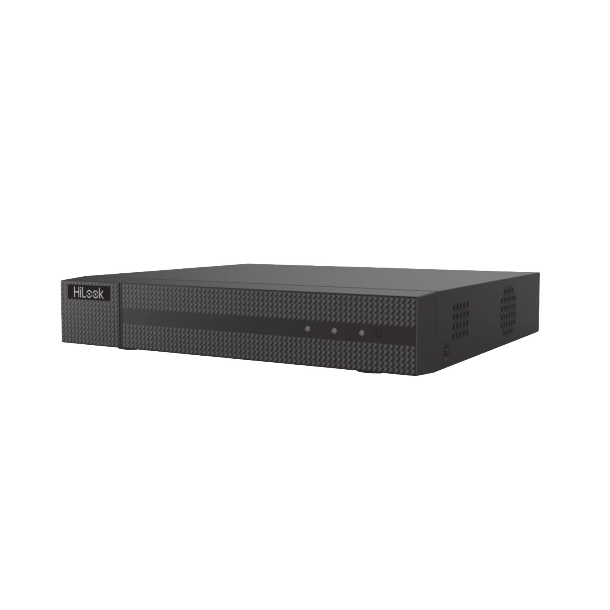 [Audio Bidireccional] DVR 4 Canales TurboHD + 1 Canal IP / 2 Megapixel (1080p) Lite / Acusense Lite (Evita Falsas Alarmas) / Audio por Coaxitron / 1 Bahia de Disco Duro / H.265+ / Salida de Va­deo Full HD