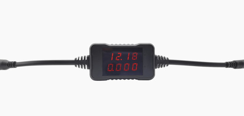 Medidor Porta¡til de Voltaje y Corriente / MIDE EL VOLTAJE Y CORRIENTE QUE LLEGA A TU CAMARA, asa­ como la CAIDA DE TENSION / Muestra en el Display la Informacia³n / Rango de Medicia³n 3 .6Vcc ~ 15Vcc.