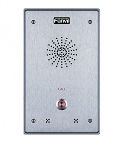 Intercomunicador IP, 2 la?neas SIP, 2 relevadores con bota?n para llamada, anti-vanda?lico, IP65 e IK10, PoE