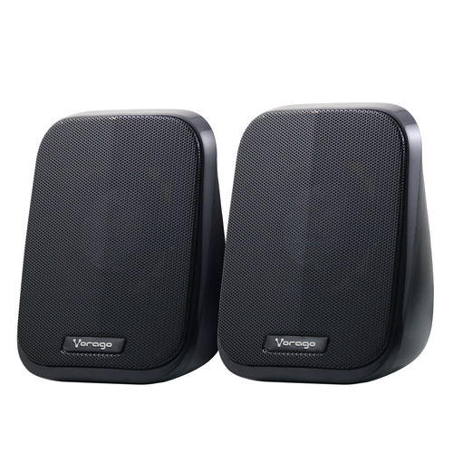 Bocinas Usb Vorago SPK-107, 3.5mm, 3W, Luz ambiental, Color Negro