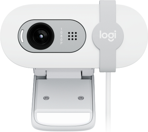 Miniatura 5 de Cámara web Logitech Brio 100 2 MP, 1920 x 1080 Pixeles, 30 fps, 720p, 1080p, Micrófono, USB, Blanco
