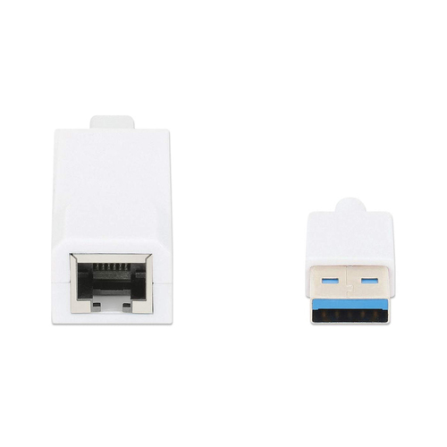 Miniatura 3 de Tarjetas de red Manhattan USB, RJ-45 1, 1000 Mbit/s, Alámbrico, Blanco