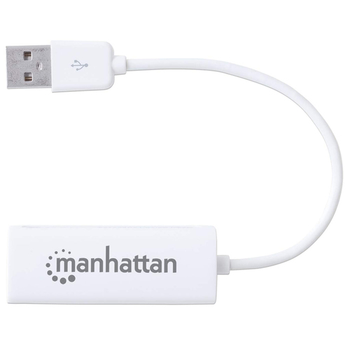 Miniatura 3 de Tarjetas de red Manhattan USB, RJ-45 1, 100 Mbit/s, Alámbrico, Blanco