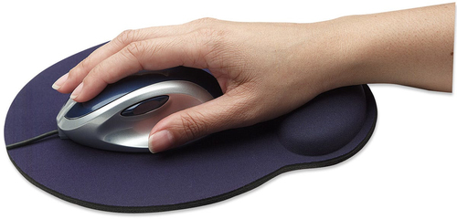Miniatura 3 de Mousepad Manhattan Mouse Pad con Descansa Muñecas Apoya muñecas, 203 mm, 241.2 mm, Azul