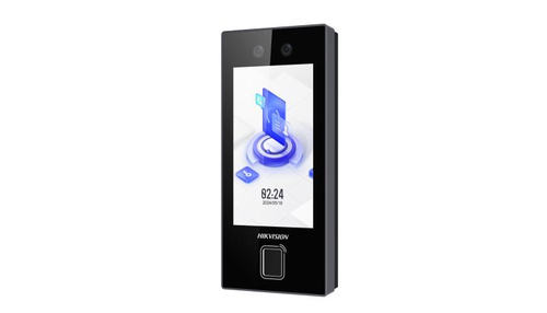 Miniatura 2 de Terminal Facial Min Moe con LECTOR DE HUELLAS y Tarjetas MIFARE / 3000 Rostros / 3000 Huellas / Pantalla 4.5" / Administrable en la Nube con Hik-Connect Teams  / Exterior IP65  / PoE / WiFi / HIK-IA / SIP Estandar