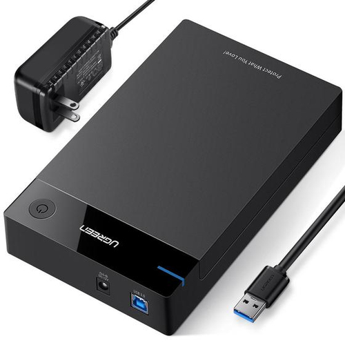 Enclosure Ugreen 50423 3.5", Serial ATA III, USB, Negro
