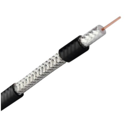 Cable BNC LinkedPRO RG6-CCS 305 m, Plata, Negro