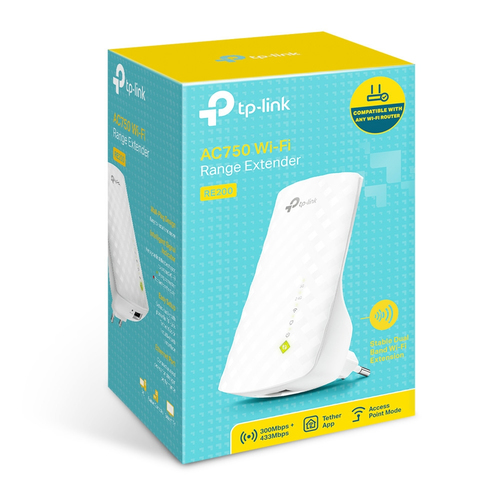 Miniatura 3 de Extensor de red TP-Link RE200 433 Mbit/s, 3Ant, 1RJ-45, Blanco