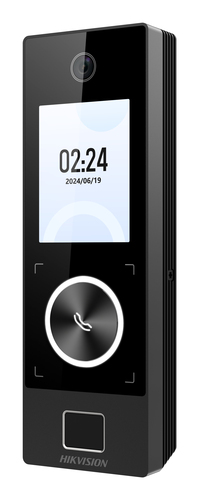 Miniatura 3 de Terminal Facial Min Moe WiFi & PoE con Bota³n de Llamada y LECTOR DE HUELLA / Exterior IP65 / Tarjetas Virtuales Bluetooth con HikConnect Teams / 1000 Rostros y 3,000 Huellas / HIK-IA