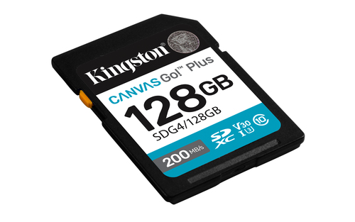 Miniatura 5 de Memoria Kingston Technology Canvas Go! Plus Canvas Go! Plus 128 GB, Velocidad 200 MB/s, Clase 10