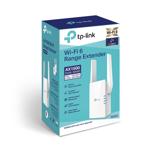 Miniatura 4 de Extensor de red TP-Link RE505X 1200 Mbit/s, 2Ant, 1RJ-45, Blanco