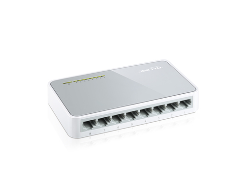 Miniatura 2 de Switch TP-Link TL-SF1008D No administrado, RJ-45 8, Fast Ethernet (10/100), Blanco