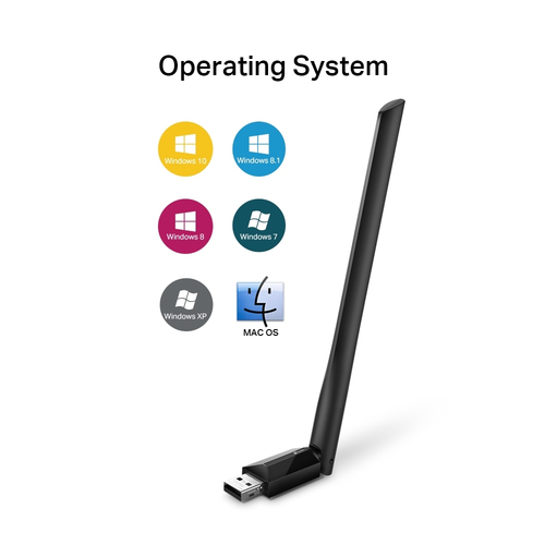 Miniatura 5 de Tarjetas de red TP-Link Archer T2U Plus USB, 600 Mbit/s, Alámbrico, Negro