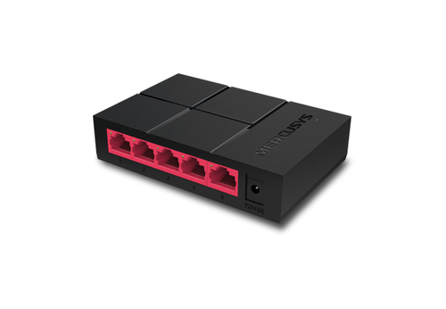 Miniatura 2 de Switch Mercusys MS105G No administrado, RJ-45 5, Gigabit Ethernet (10/100/1000), Negro
