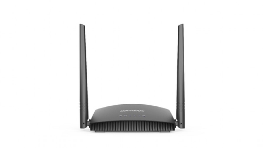 Ruteador Inalámbrico Hikvision DS-3WR3N 2 ant., Wi-Fi 4 (802.11n), 3 RJ-45, 300 Mbit/s, Negro