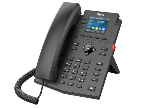 Miniatura 3 de Teléfono Ip Fanvil X303P Terminal con conexión por cable, PoE, 4 líneas, Negro