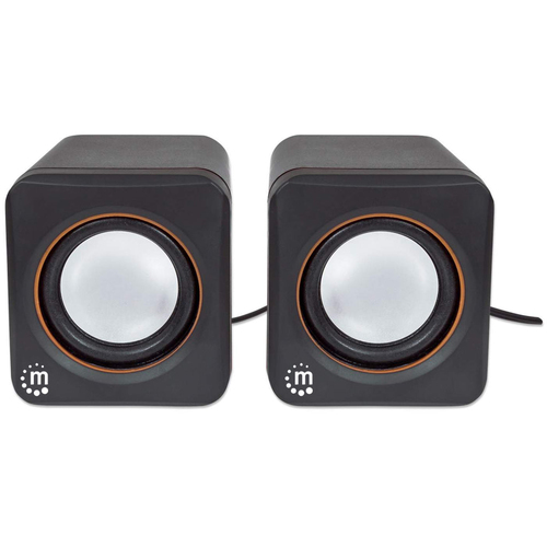 Miniatura 4 de Bocinas Manhattan Sistema de Altavoces, Serie 2600 2.0, USB, 3.5 mm, Alámbrico, PC, Negro