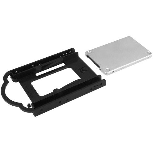Miniatura 3 de Bracket StarTech.com Panel de transportación 3.5" a 2.5", Plástico, Negro