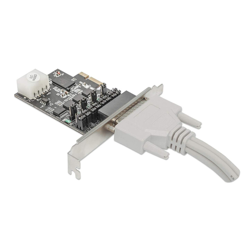Miniatura 5 de Tarjeta Manhattan Tarjeta Serial PCI Express de 4 puertos PCIe, VGA