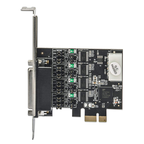 Miniatura 4 de Tarjeta Manhattan Tarjeta Serial PCI Express de 4 puertos PCIe, VGA