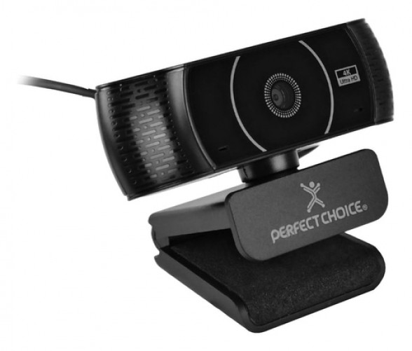 Miniatura 4 de Cámara web Perfect Choice PC-320524 8 MP, 3840 x 2160 Pixeles, Micrófono, USB, Negro
